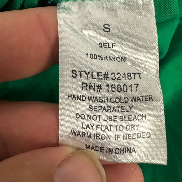 Blue B. Womens Kelly Green T-Shirt With Sequin Cowboy Boots Design SIze S - Picture 7 of 7